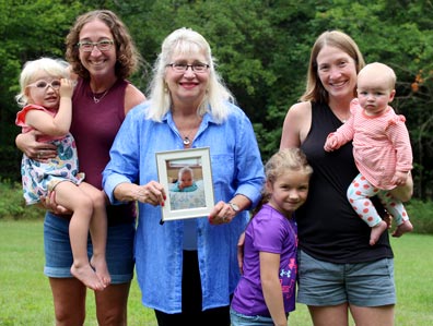 Leatrice family with photo