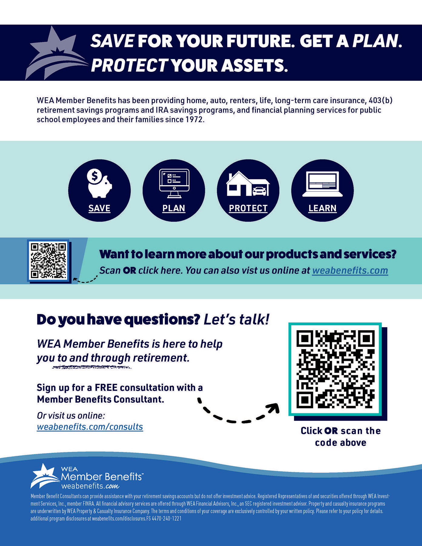 Click here to download the retirement comparison flyer