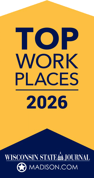 Top workplaces logo 2026 Wisconsin State Journal